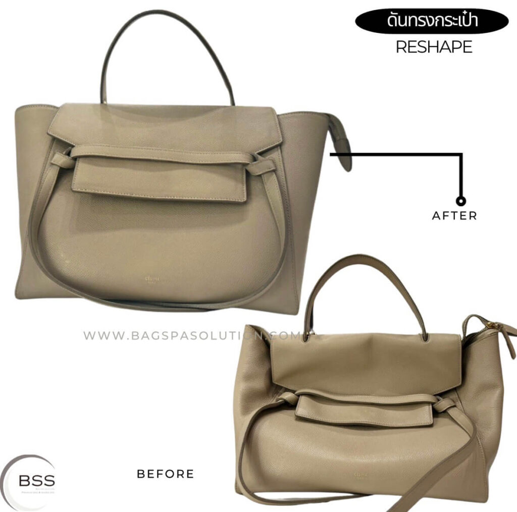 ดันทรง กระเป๋าเสียทรง กระเป๋าหนังไม่ตั้ง| สปากระเป๋ากรุงเทพ Bag Spa Solution